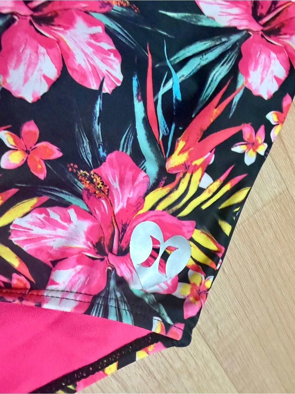 Hurley Girls One Piece Swimsuit Tropical Floral Size 5/6